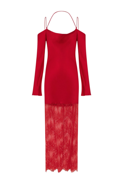 Shona Joy Labyrinth Lace Off Shoulder Maxi Dress - Shona Joy Dresses - Australian Designer Fashion at Luxury Shoes 