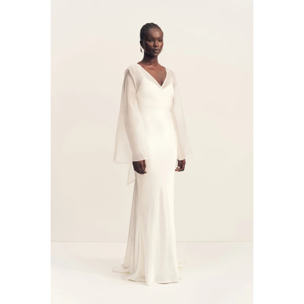 Shona Joy Lia Silk Wrap Top - Shona Joy Tops - Australian Designer Fashion at Luxury Shoes 