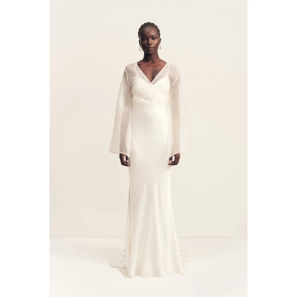 Shona Joy Lia Silk Wrap Top - Shona Joy Tops - Australian Designer Fashion at Luxury Shoes 