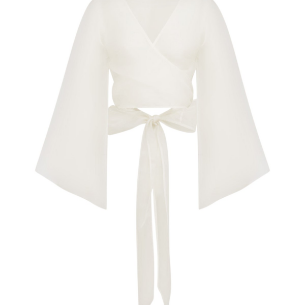 Shona Joy Lia Silk Wrap Top