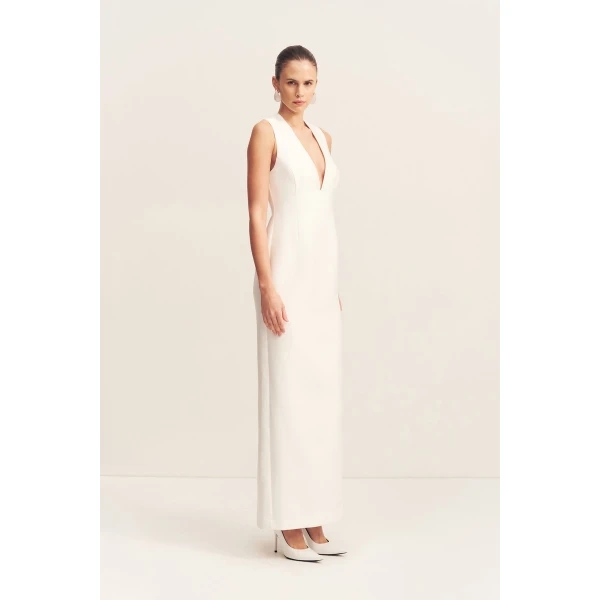 Shona Joy Otis Plunged Fitted Maxi Dress - Shona Joy Dresses - Australian Designer Fashion at Luxury Shoes 