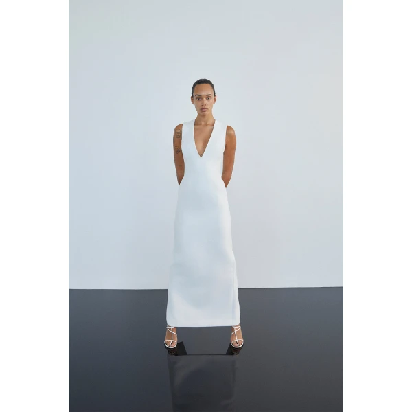 Shona Joy Otis Plunged Fitted Maxi Dress - Shona Joy Dresses - Australian Designer Fashion at Luxury Shoes 