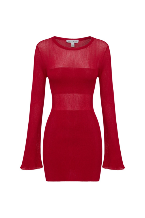 Shona Joy Rohe Long Sleeve Mini Dress - Shona Joy Dresses - Australian Designer Fashion at Luxury Shoes 
