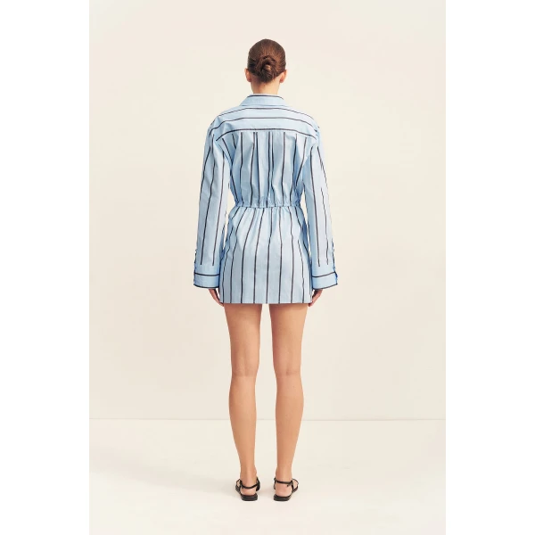 Shona Joy Saxon Draped Shirt Mini Dress - Shona Joy Dresses - Australian Designer Fashion at Luxury Shoes 