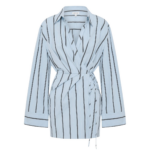 Shona Joy Saxon Draped Shirt Mini Dress - Shona Joy Dresses - Australian Designer Fashion at Luxury Shoes 
