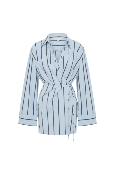 Shona Joy Saxon Draped Shirt Mini Dress - Shona Joy Dresses - Australian Designer Fashion at Luxury Shoes 