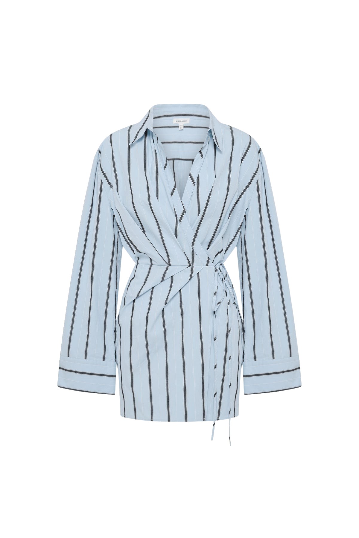 Shona-Joy-Saxon-Draped-Shirt-Mini-Dress-coveti68772_nobg Shona Joy Saxon Draped Shirt Mini Dress - Shona Joy Dresses - Australian Designer Fashion at Luxury Shoes