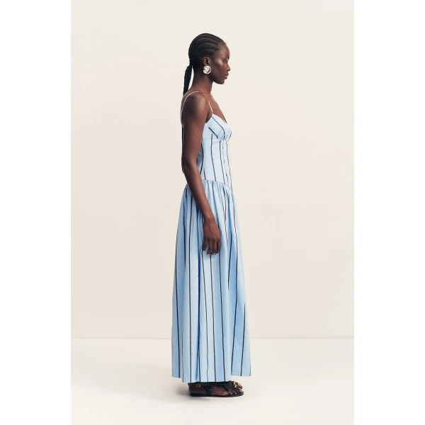 Shona Joy Saxon Panelled Bustier Maxi Dress - Shona Joy Dresses - Australian Designer Fashion at Luxury Shoes 