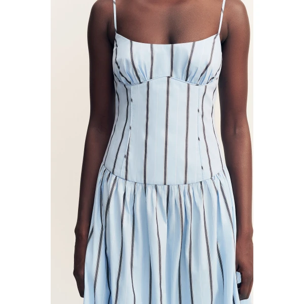Shona Joy Saxon Panelled Bustier Maxi Dress - Shona Joy Dresses - Australian Designer Fashion at Luxury Shoes 