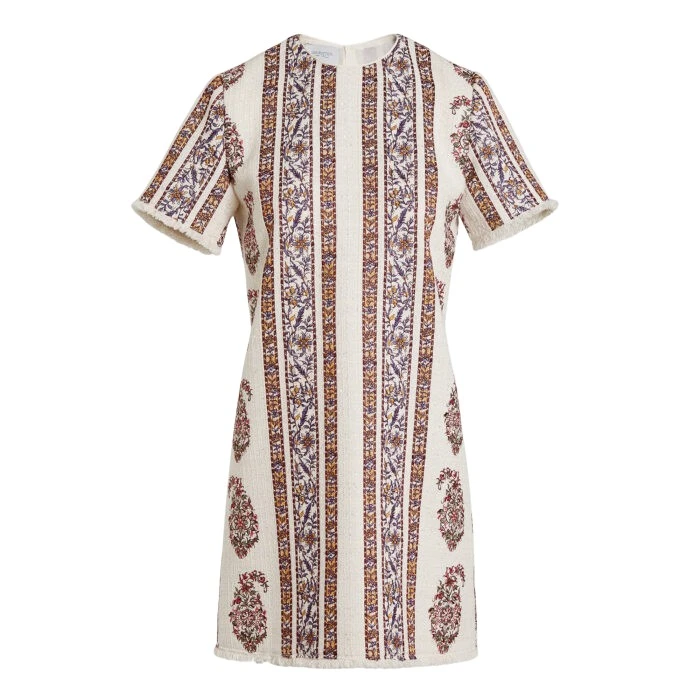 Short-Ivory-Embroidered-Paisley-Boucle-Dress-Giambattista-Valli-Dresses-896246_nobg Giambattista Valli Short Ivory Embroidered Paisley Bouclé Dress - Giambattista Valli Dresses - Romantic Couture - Shop at Luxury Shoes