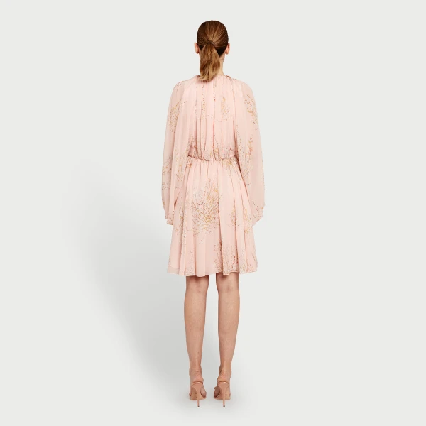 Giambattista Valli Short Pink Silk Wrap Dress - Giambattista Valli Dresses - Romantic Couture - Shop at Luxury Shoes 