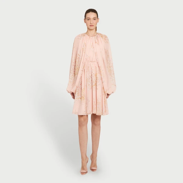 Giambattista Valli Short Pink Silk Wrap Dress - Giambattista Valli Dresses - Romantic Couture - Shop at Luxury Shoes 