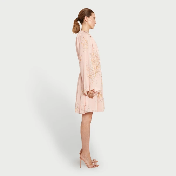 Giambattista Valli Short Pink Silk Wrap Dress - Giambattista Valli Dresses - Romantic Couture - Shop at Luxury Shoes 