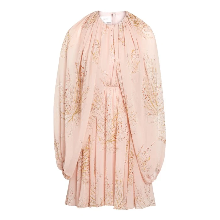 Short-Pink-Silk-Wrap-Dress-Giambattista-Valli-Dresses-816254_nobg Giambattista Valli Short Pink Silk Wrap Dress - Giambattista Valli Dresses - Romantic Couture - Shop at Luxury Shoes