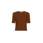 Oscar de la Renta Short Sleeve Wool Pullover - Oscar de la Renta Knitwear - American Couture - Shop at Luxury Shoes 