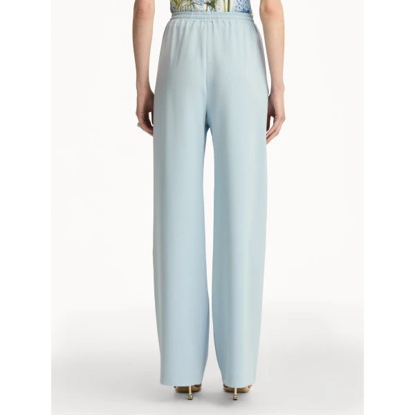 Oscar de la Renta Silk Georgette Drawstring Pant - Oscar de la Renta Pants - American Couture - Shop at Luxury Shoes 