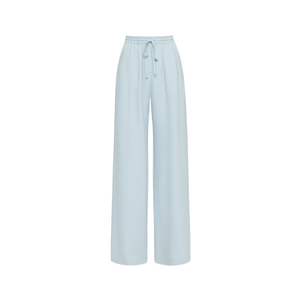 Oscar de la Renta Silk Georgette Drawstring Pant - Oscar de la Renta Pants - American Couture - Shop at Luxury Shoes 