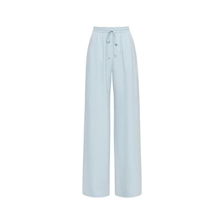 Oscar de la Renta Silk Georgette Drawstring Pant - Oscar de la Renta Pants - American Couture - Shop at Luxury Shoes 
