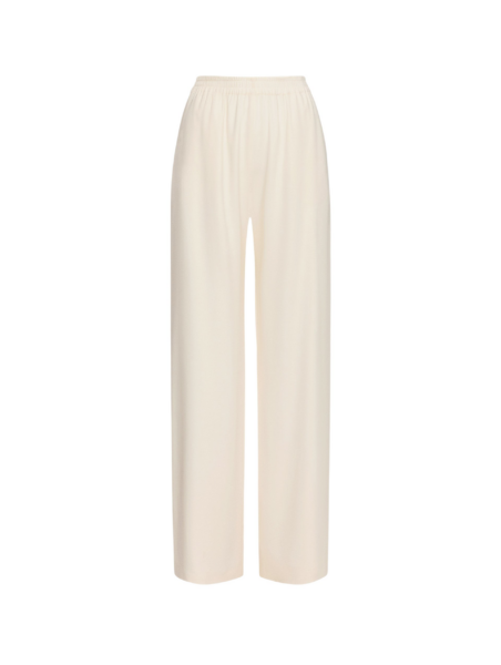Oscar de la Renta Silk Georgette Wide Leg Pant - Oscar de la Renta Pants - American Couture - Shop at Luxury Shoes 