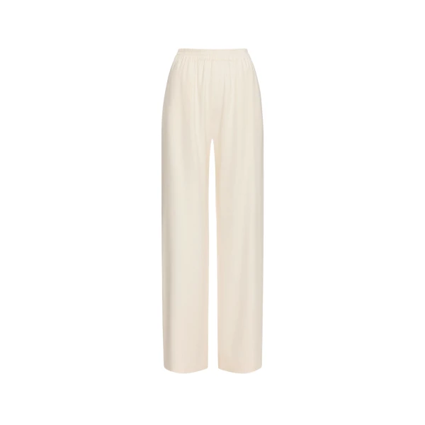 Oscar de la Renta Silk Georgette Wide Leg Pant - Oscar de la Renta Pants - American Couture - Shop at Luxury Shoes 