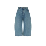 The Attico Sky Blue Long Pant - The Attico Pants - Designed by Gilda Ambrosio & Giorgia Tordini - Shop at Luxury Shoes 
