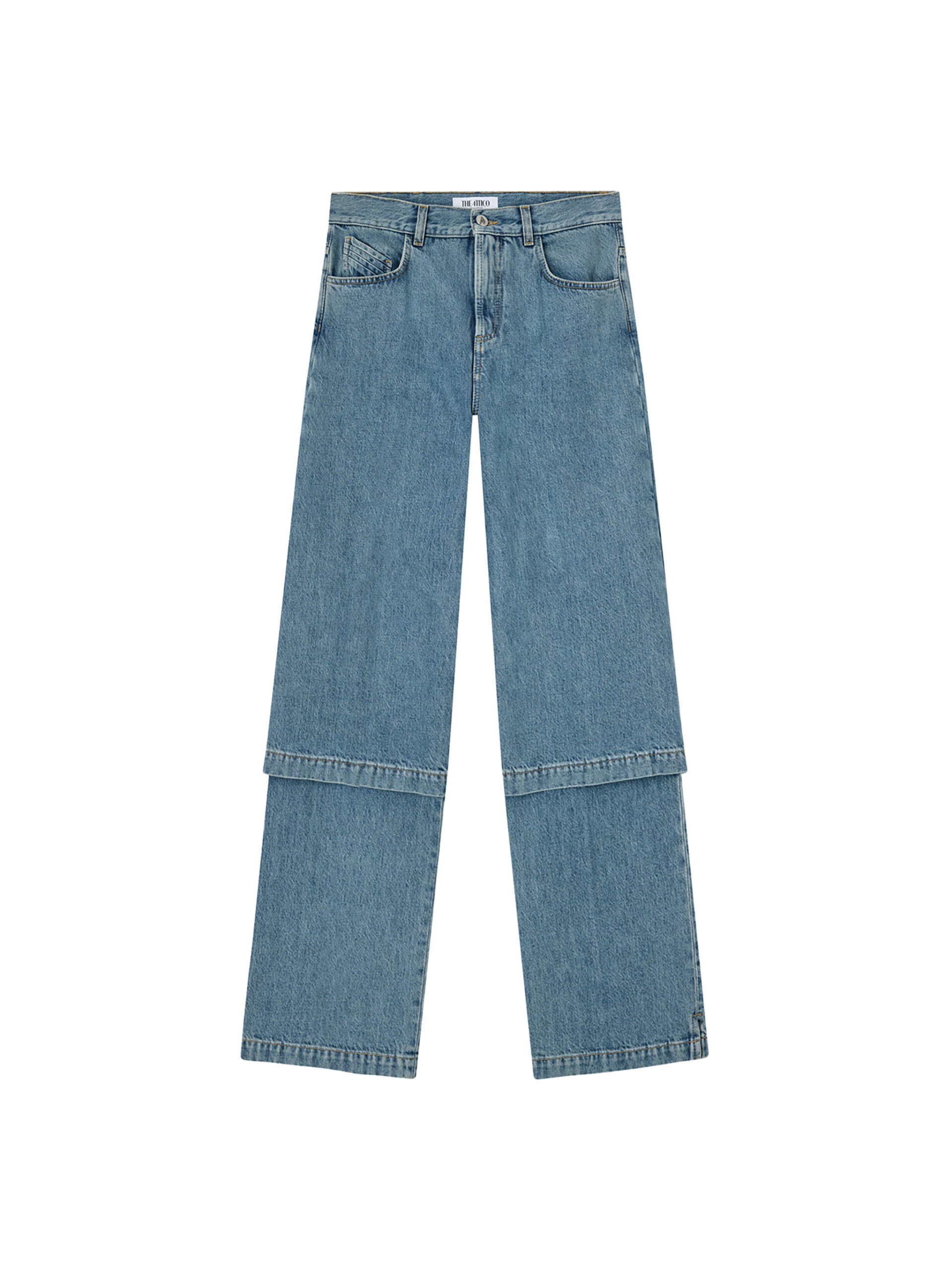The Attico Sky Blue Long Pant - The Attico Pants - Designed by Gilda Ambrosio & Giorgia Tordini - Shop at Luxury Shoes The Attico Sky Blue Long Pant - The Attico Pants - Designed by Gilda Ambrosio & Giorgia Tordini - Shop at Luxury Shoes