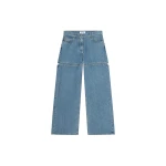 The Attico Sky Blue Long Pant - The Attico Pants - Designed by Gilda Ambrosio & Giorgia Tordini - Shop at Luxury Shoes 