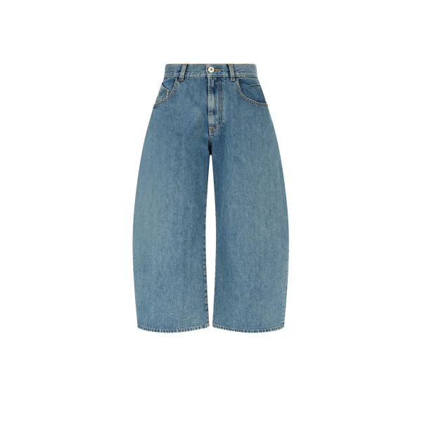 The Attico Sky Blue Long Pant - The Attico Pants - Designed by Gilda Ambrosio & Giorgia Tordini - Shop at Luxury Shoes 