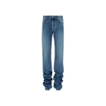 The Attico Sky Blue Long Pants - The Attico Pants - Designed by Gilda Ambrosio & Giorgia Tordini - Shop at Luxury Shoes 