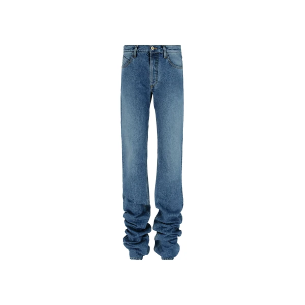 The Attico Sky Blue Long Pants - The Attico Pants - Designed by Gilda Ambrosio & Giorgia Tordini - Shop at Luxury Shoes 