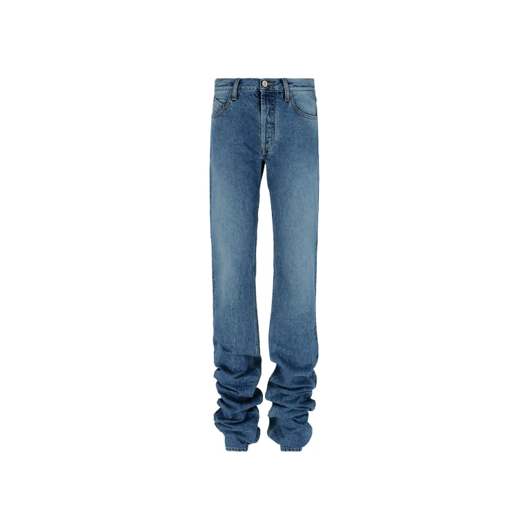 The Attico Sky Blue Long Pants - The Attico Pants - Designed by Gilda Ambrosio & Giorgia Tordini - Shop at Luxury Shoes 