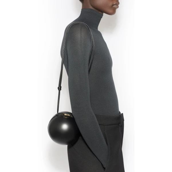 Alaïa Sphere Bag In Lambskin - Alaia Bags - Laser Cut Luxury - Shop at Luxury Shoes 