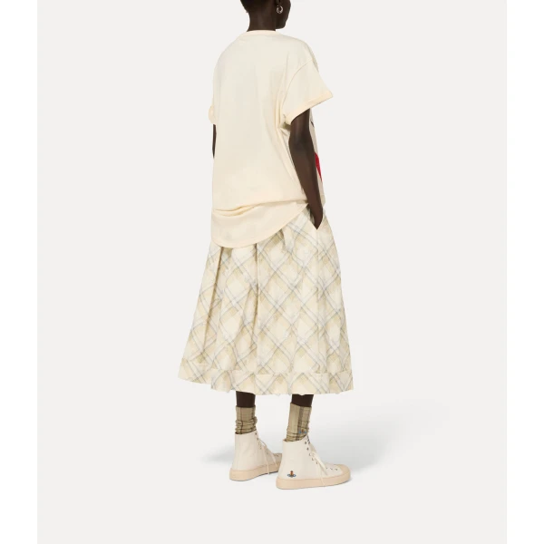 Vivienne Westwood Swirl Longline t-shirt - Vivienne Westwood Tops - Punk Luxury - Shop at Luxury Shoes 