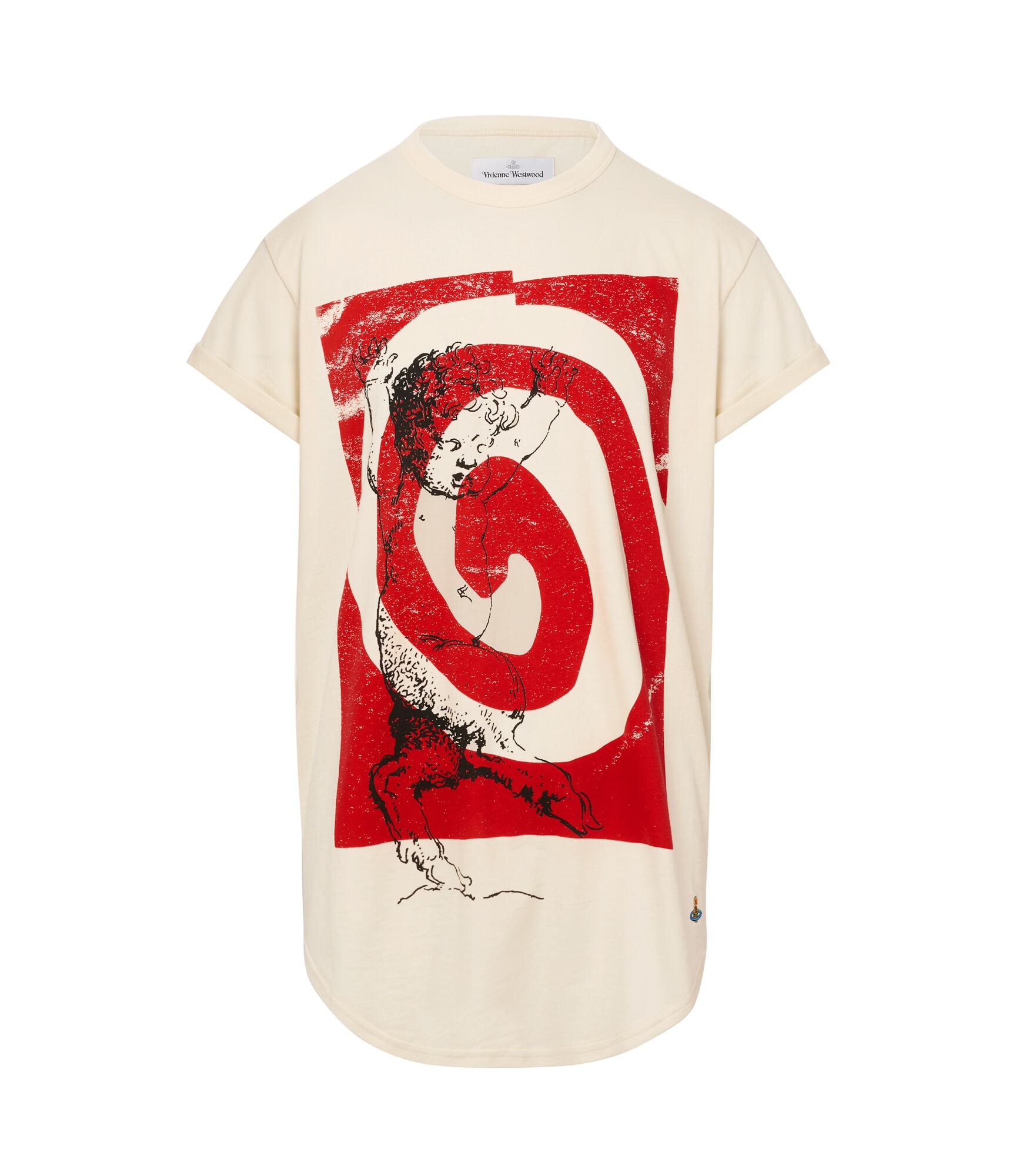 Vivienne Westwood Swirl Longline t-shirt Top
