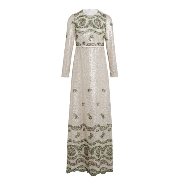 Giambattista Valli Tapistry Sequin-Embroidered Long Dress - Giambattista Valli Dresses - Romantic Couture - Shop at Luxury Shoes 
