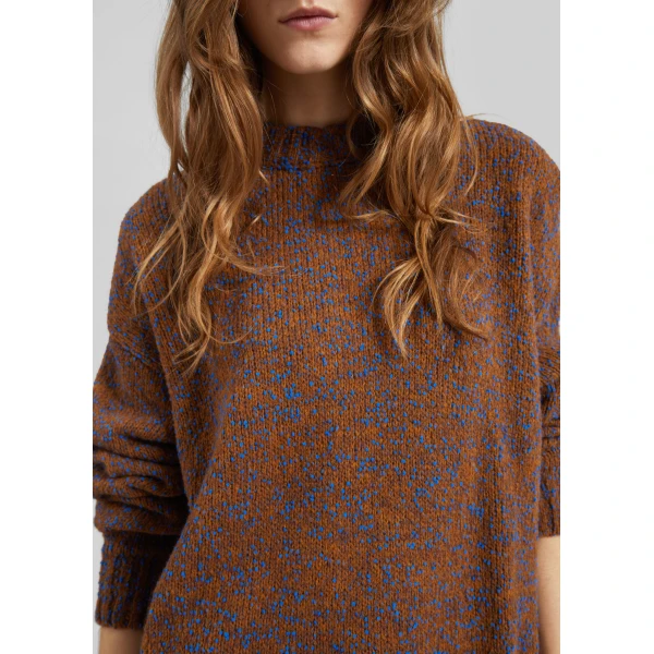 The Frankie Shop Amish Supplies Crewneck Sweater - Rustic - Oversized Minimalist Knitwear in Multicolour - Shop at Luxury Shoes 