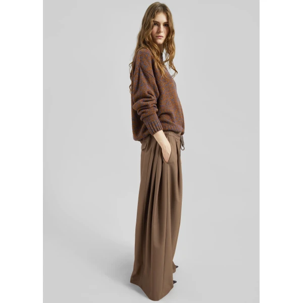 The Frankie Shop Amish Supplies Crewneck Sweater - Rustic - Oversized Minimalist Knitwear in Multicolour - Shop at Luxury Shoes 