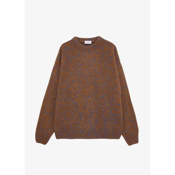 The Frankie Shop Amish Supplies Crewneck Sweater - Rustic - Oversized Minimalist Knitwear in Multicolour - Shop at Luxury Shoes 