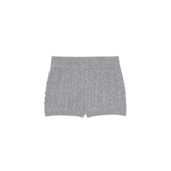 The Frankie Shop Brisbane Knit Mini Shorts – Grey