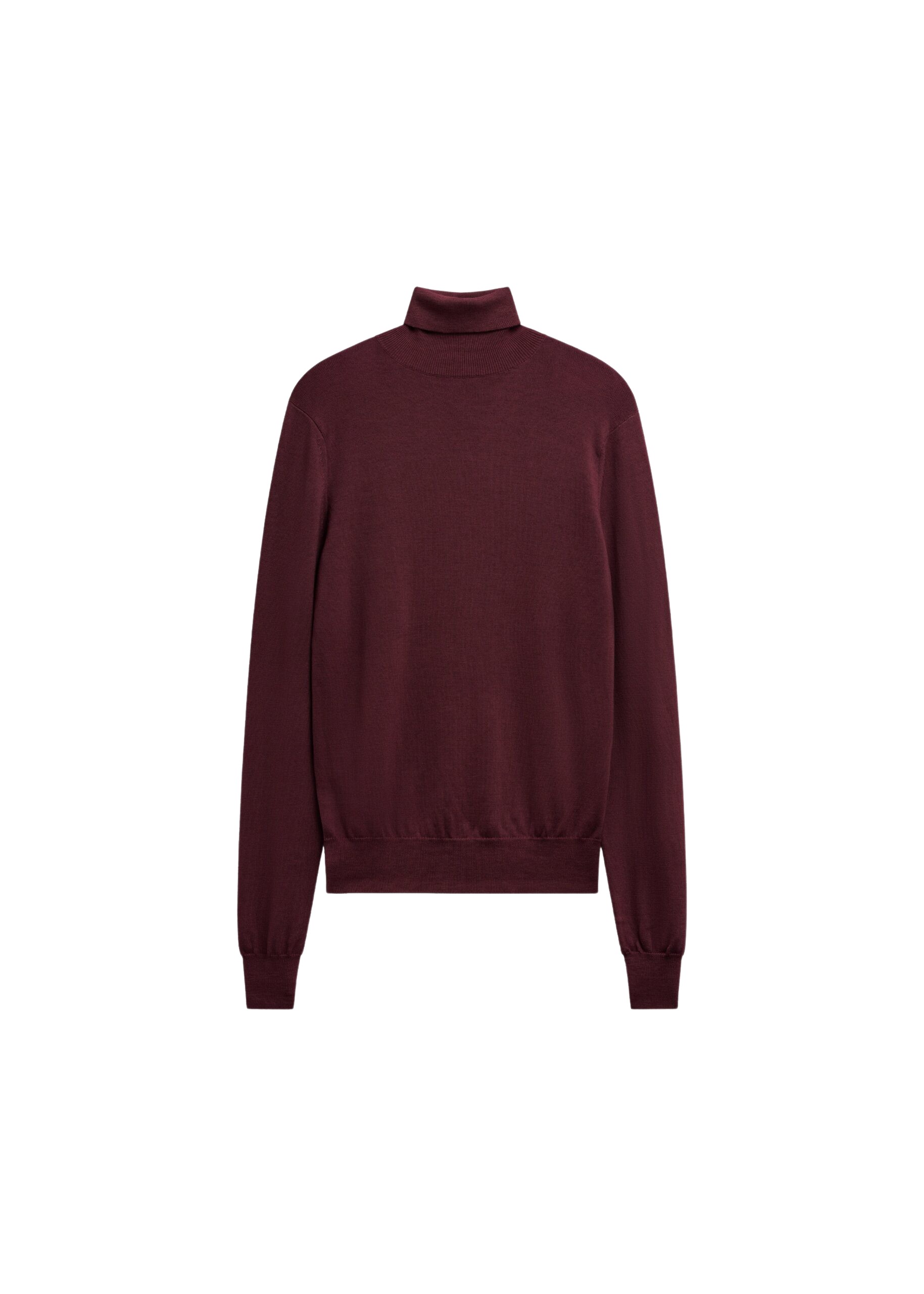 The Frankie Shop Eve Thin Turtleneck Sweater – Burgundy