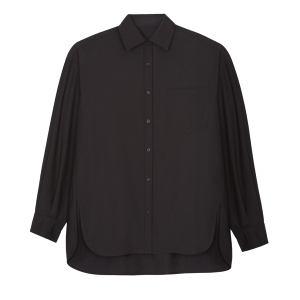 The Frankie Shop Georgia Wool Blend Shirt – Brown