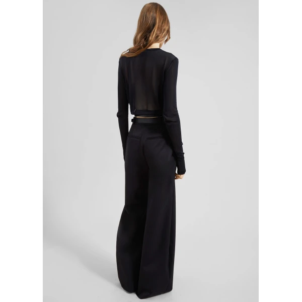 The Frankie Shop Gudu Trousers #03 - Black - Oversized Minimalist Pants in Black - Shop at Luxury Shoes 