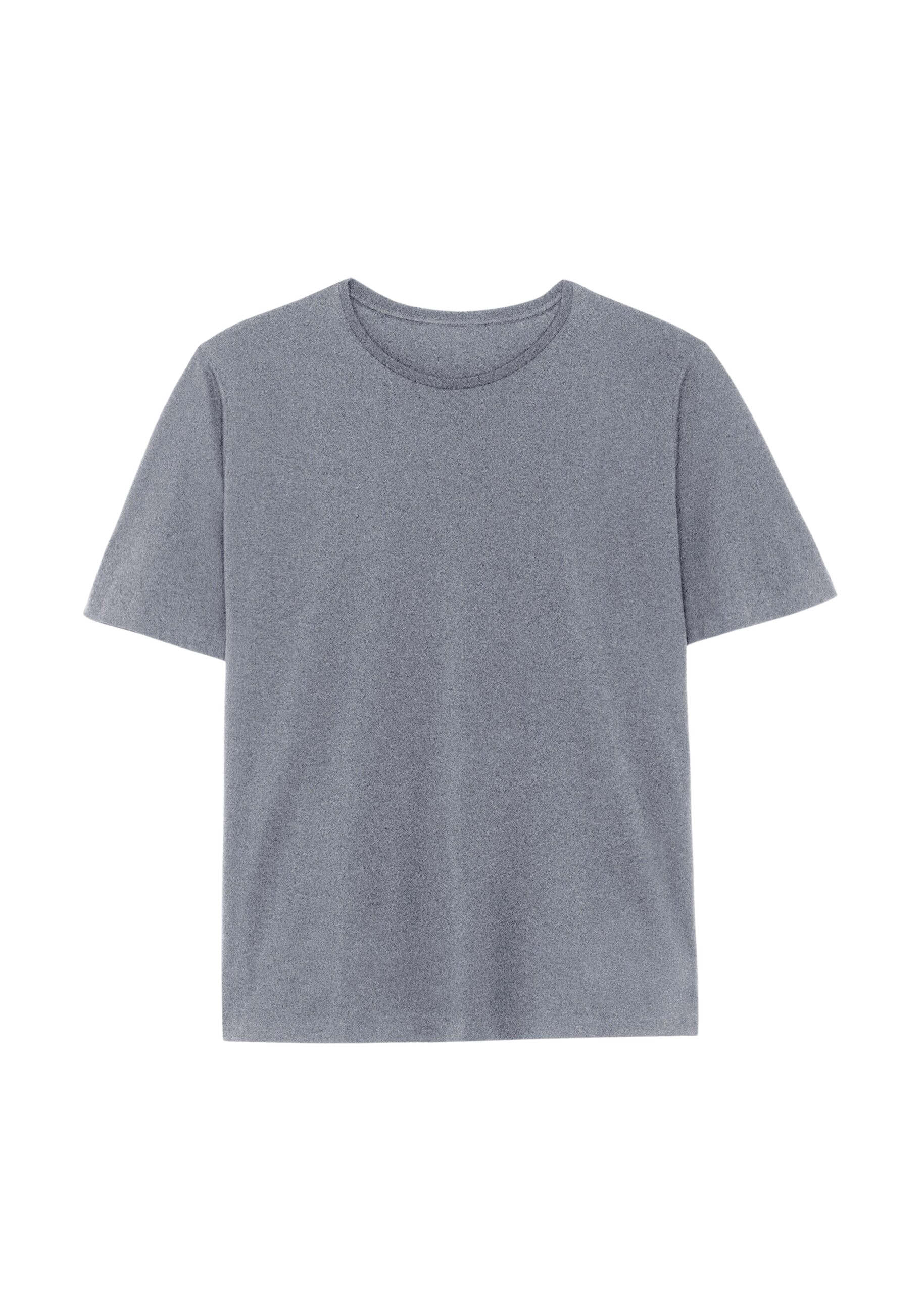 The Frankie Shop Harper Soft Organic T-Shirt – Dark Grey Melange Top