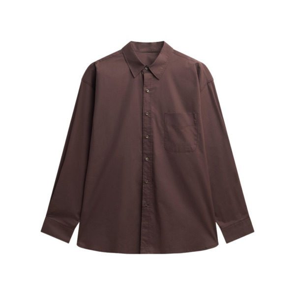 The Frankie Shop Jorhat Shirt – Dark Brown