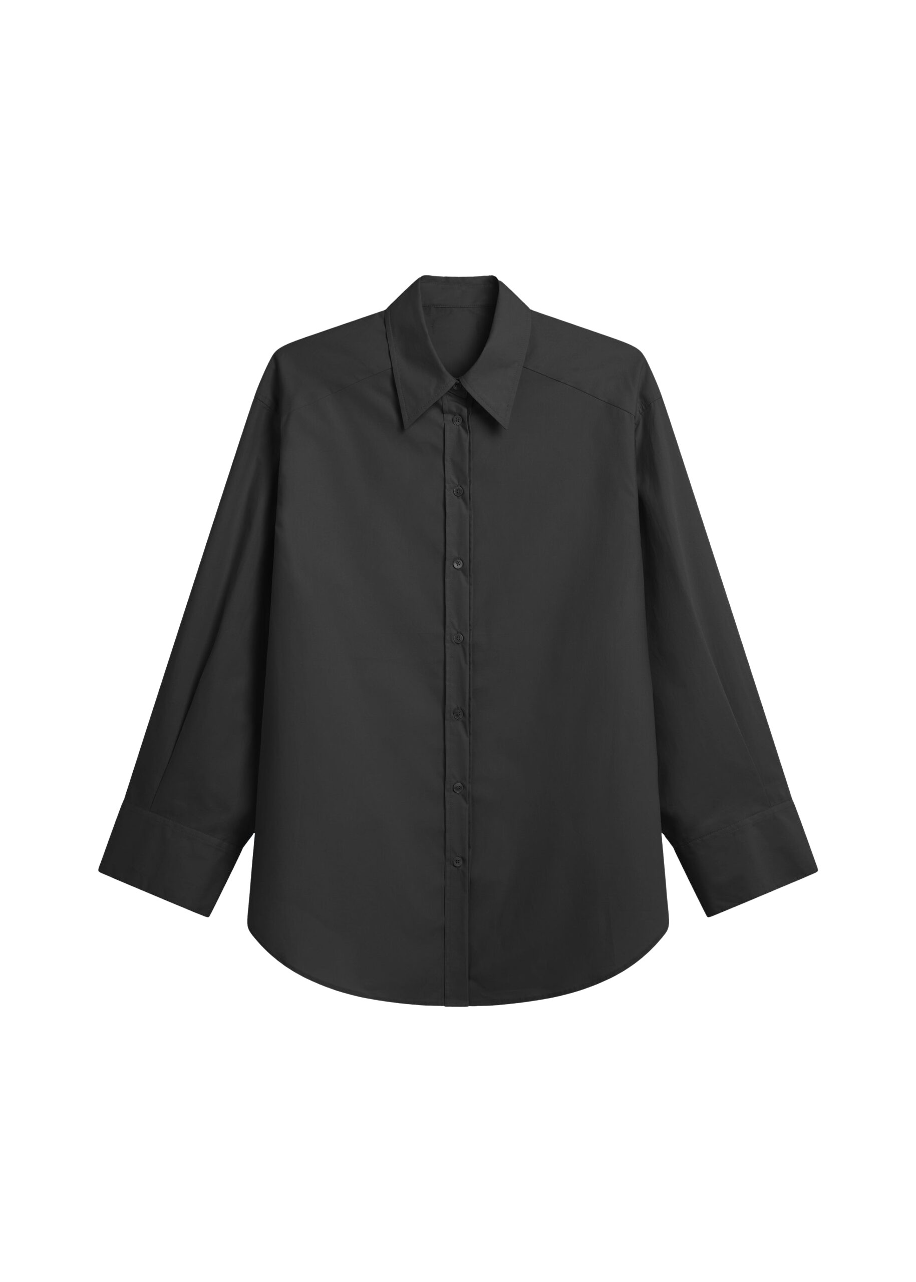 The Frankie Shop Kent Button Up Shirt – Black