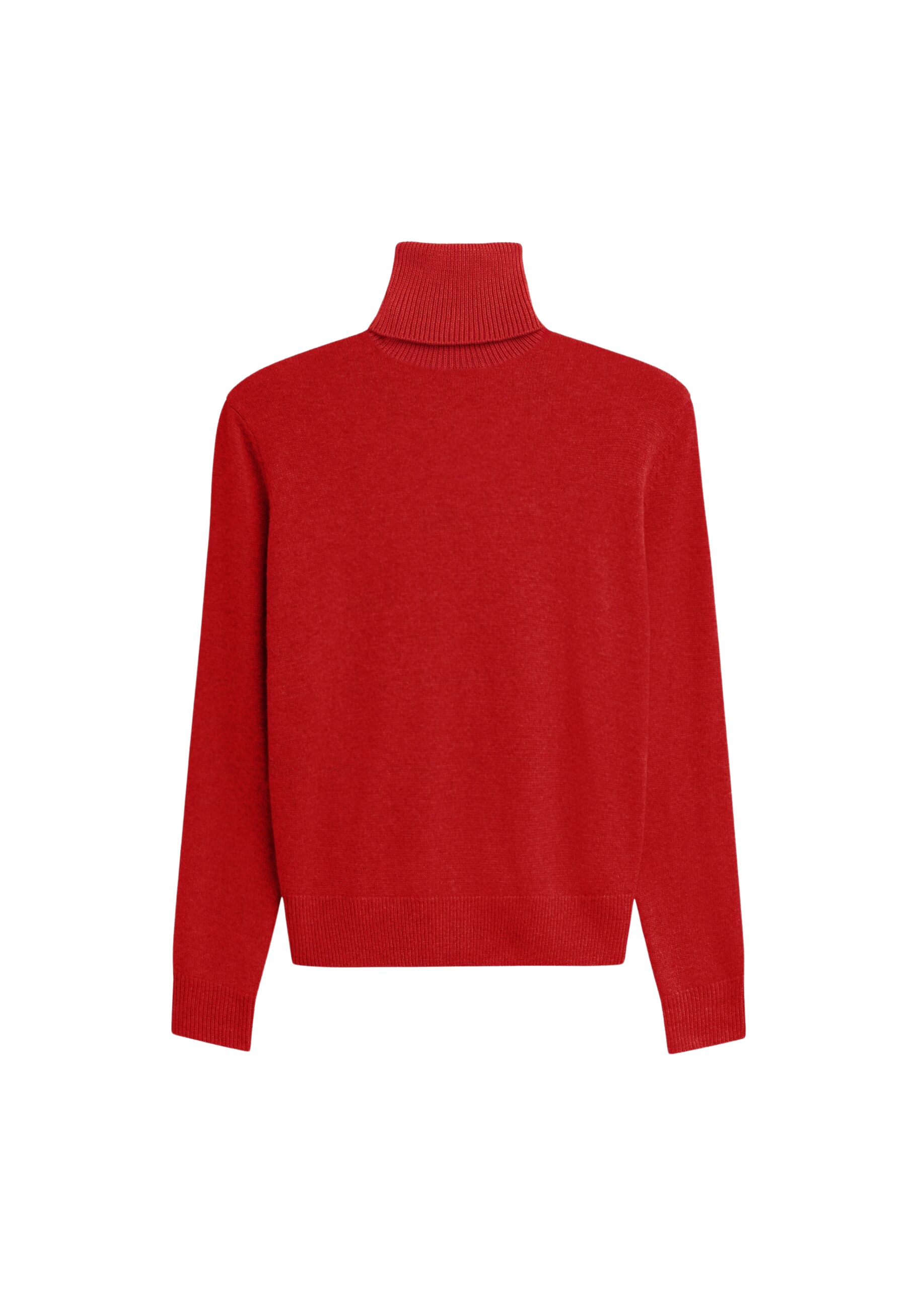 The Frankie Shop Koler Padded Knit Turtleneck – Red