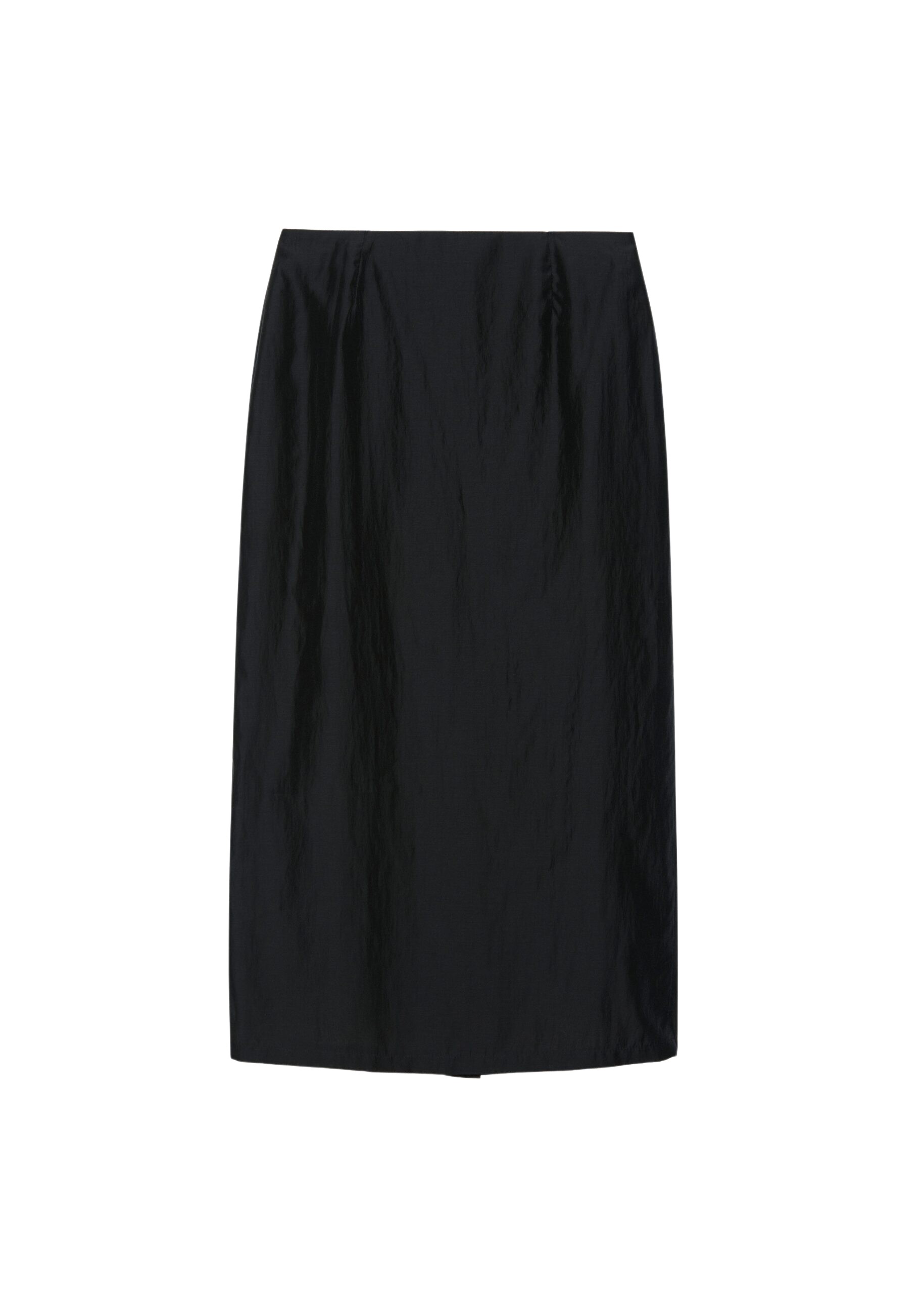 The Frankie Shop Lenore Semi Sheer Midi Skirt - Black - Oversized Minimalist Skirts in Black - Shop at Luxury Shoes 