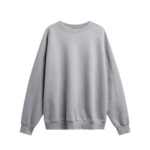 The Frankie Shop Lonay Balloon Sleeve Sweatshirt - Grey - Oversized Minimalist Tops in Grey - Shop at Luxury Shoes 
