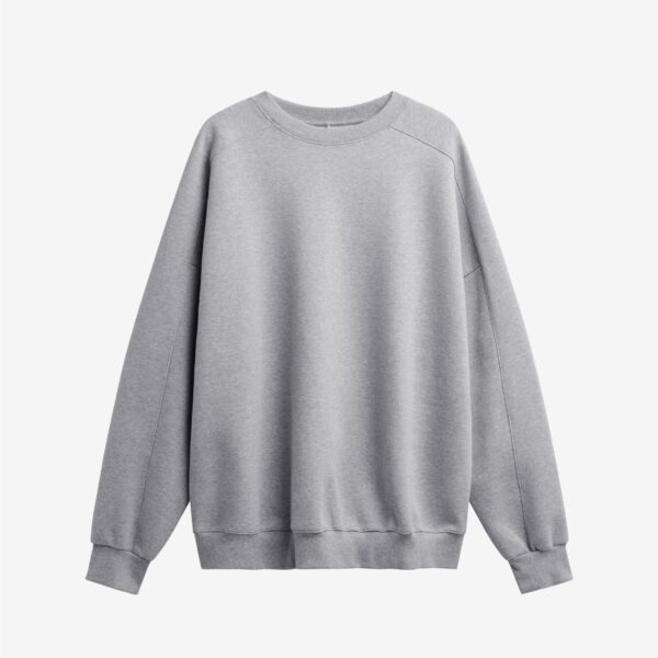 The Frankie Shop Lonay Balloon Sleeve Sweatshirt – Grey Top, view 9