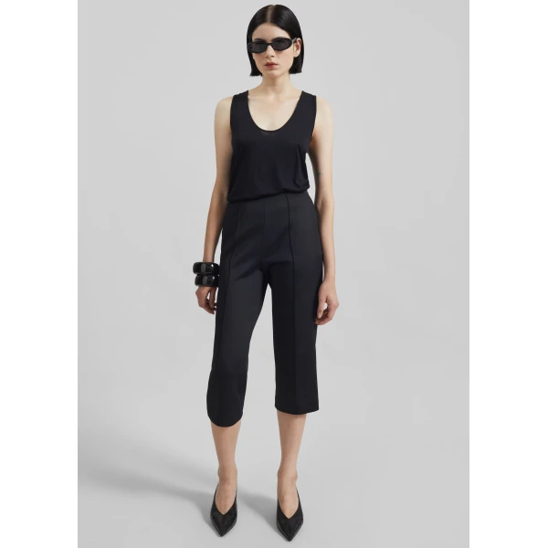 The Frankie Shop Loulou De Saison Albia Lds Tank Top - Black - Oversized Minimalist Tops in Black - Shop at Luxury Shoes 